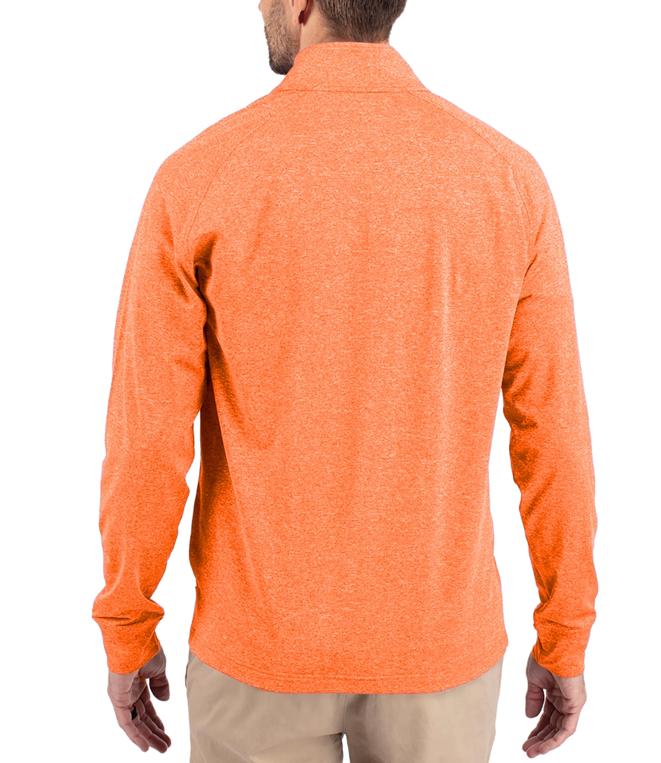 Adapt Eco Knit Heather Mens Quarter Zip Pullover