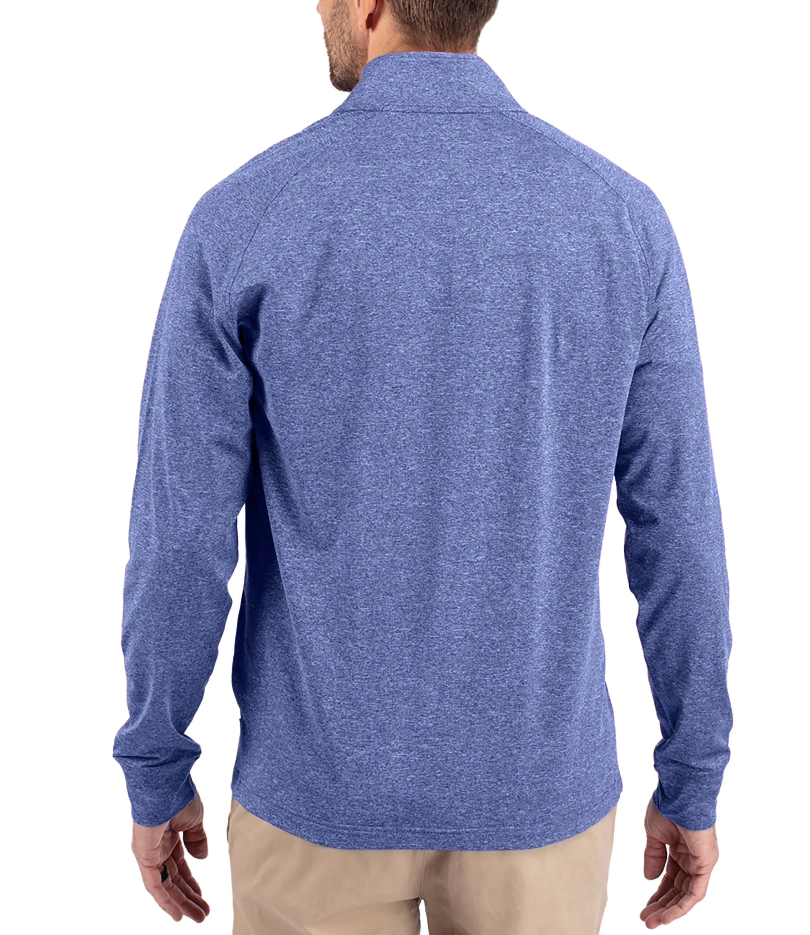Adapt Eco Knit Heather Mens Quarter Zip Pullover