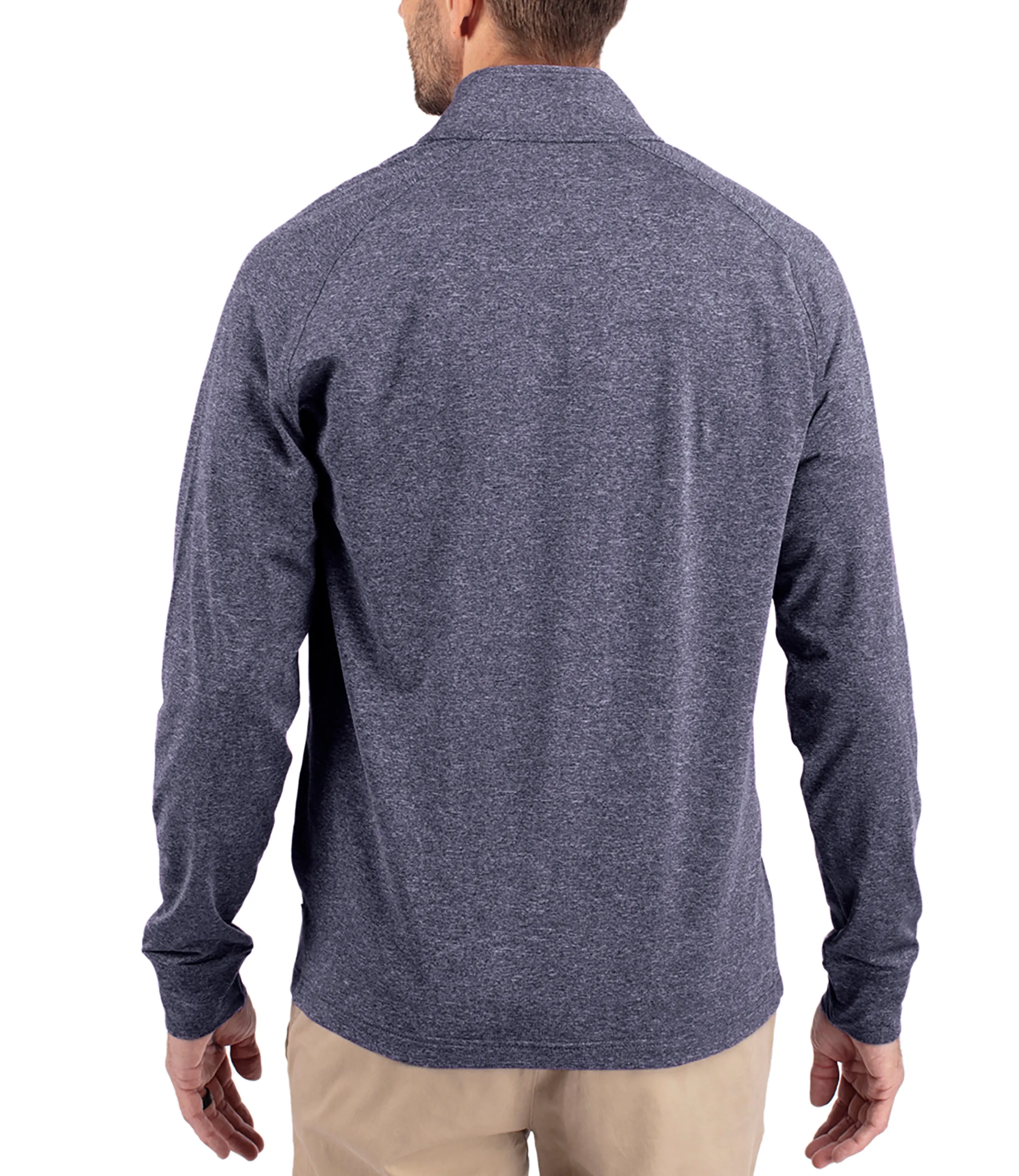 Adapt Eco Knit Heather Mens Quarter Zip Pullover