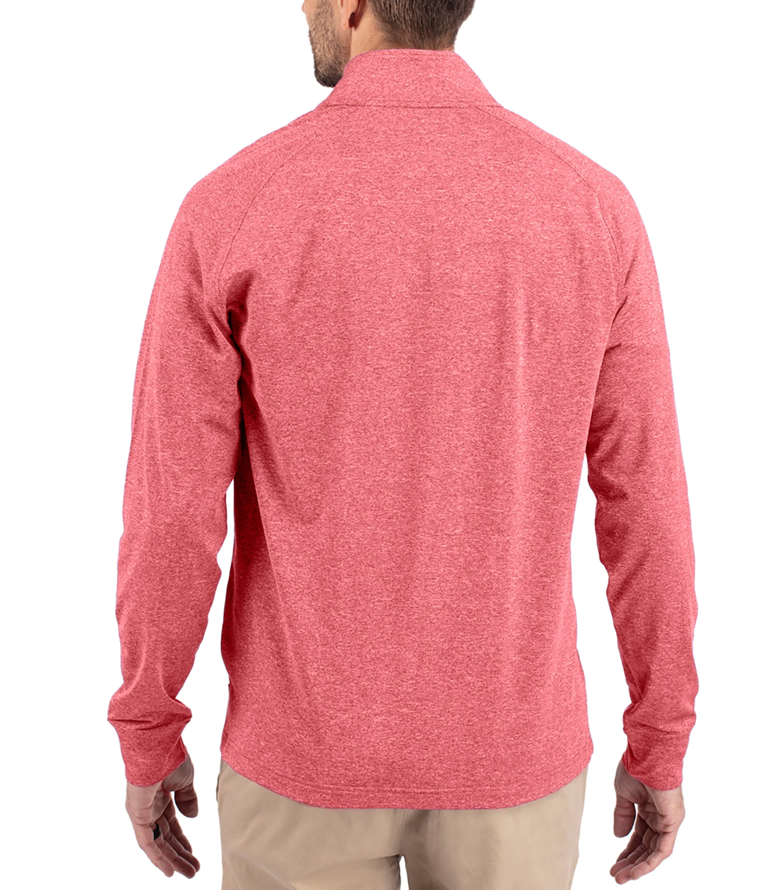 Adapt Eco Knit Heather Mens Quarter Zip Pullover