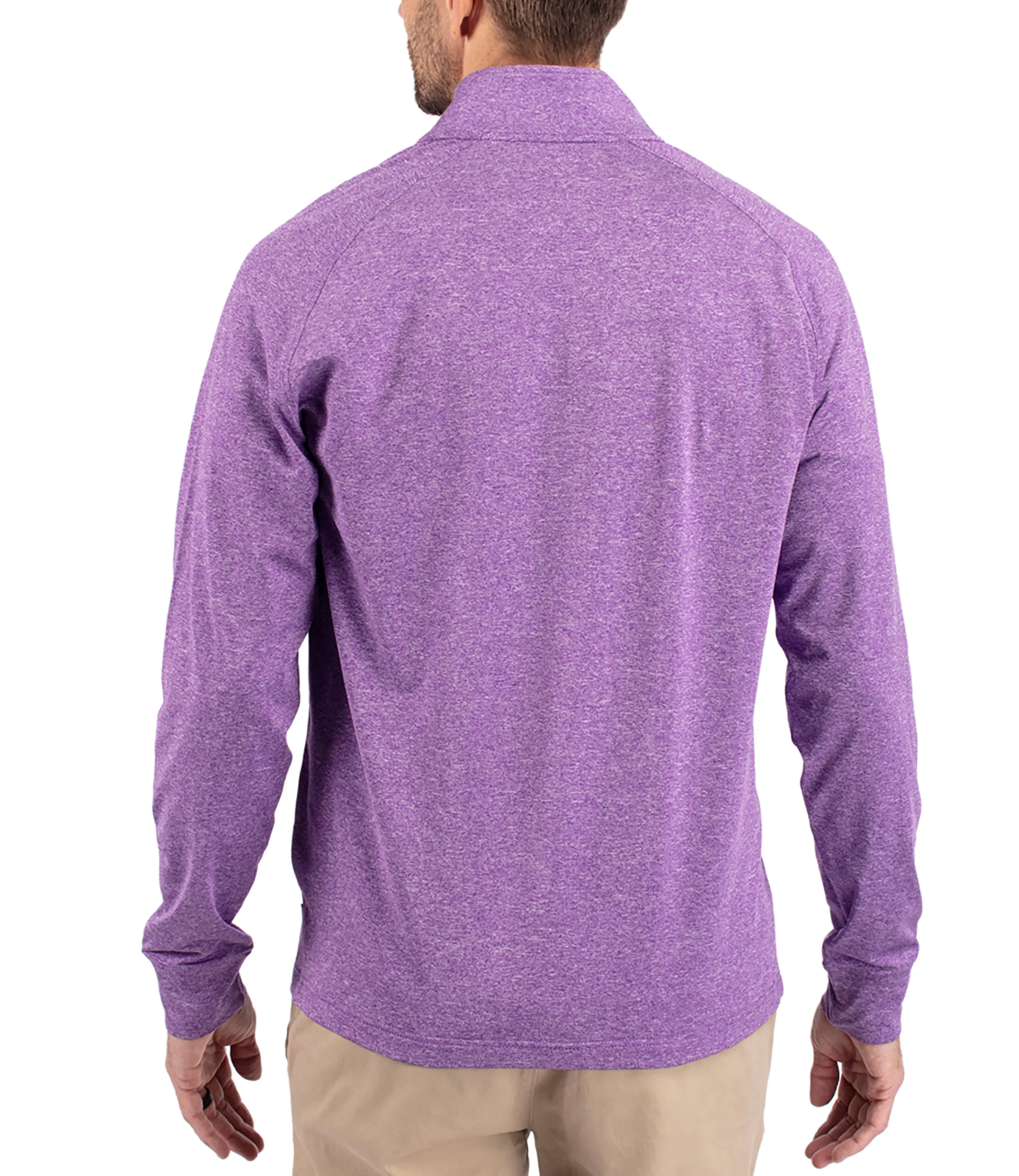 Adapt Eco Knit Heather Mens Quarter Zip Pullover