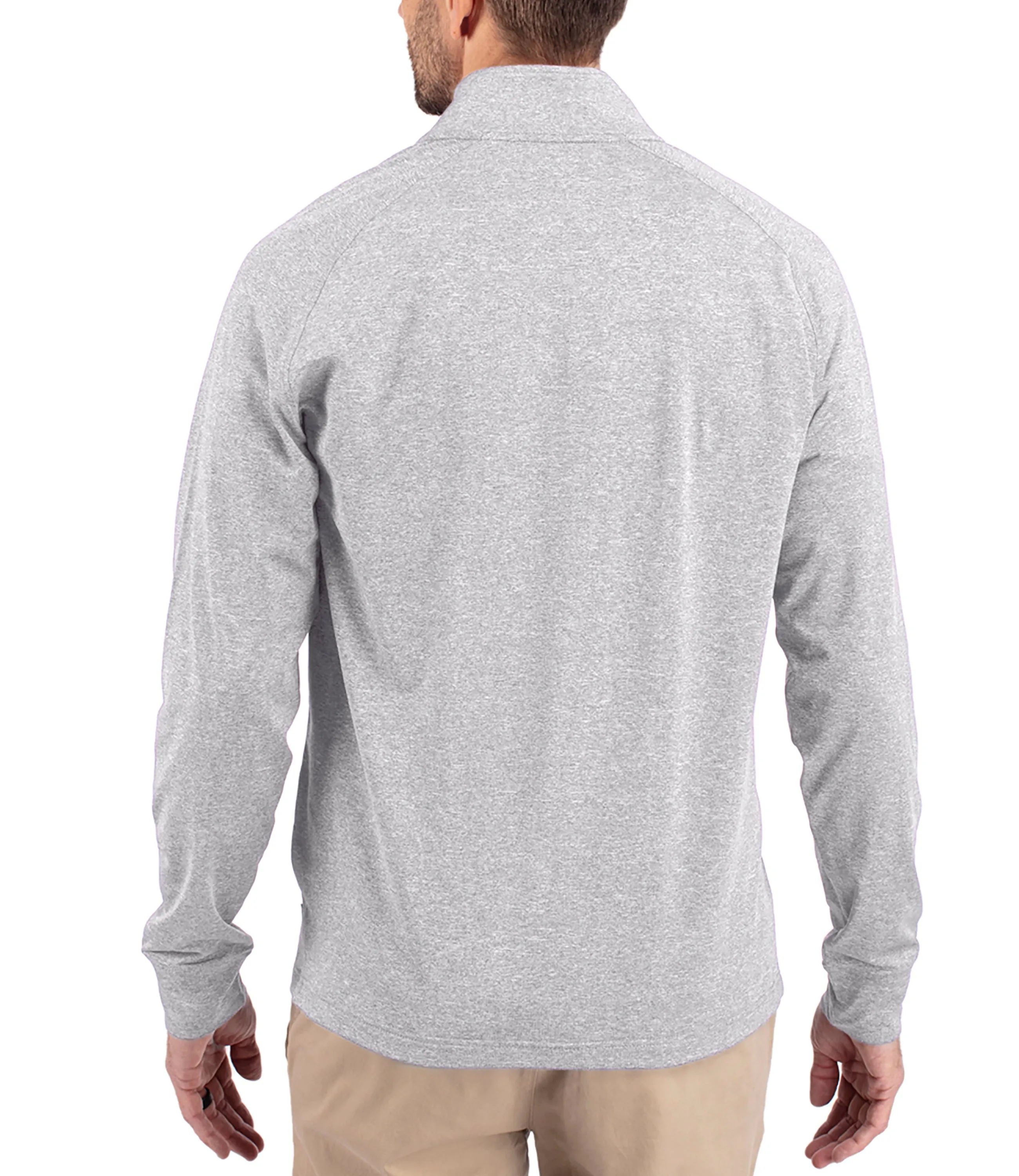 Adapt Eco Knit Heather Mens Quarter Zip Pullover