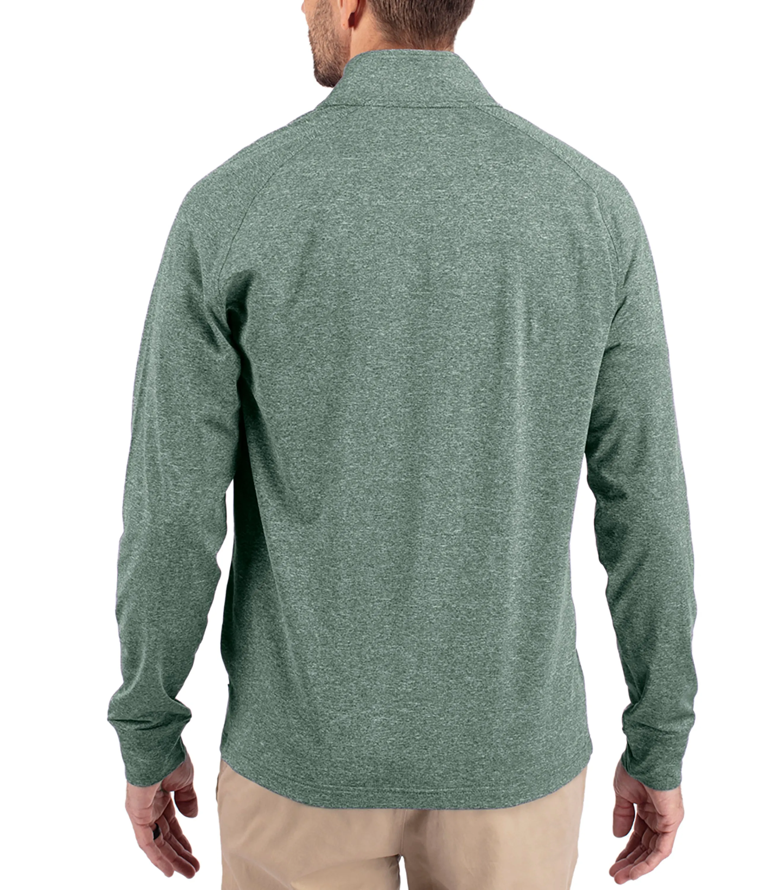 Adapt Eco Knit Heather Mens Quarter Zip Pullover