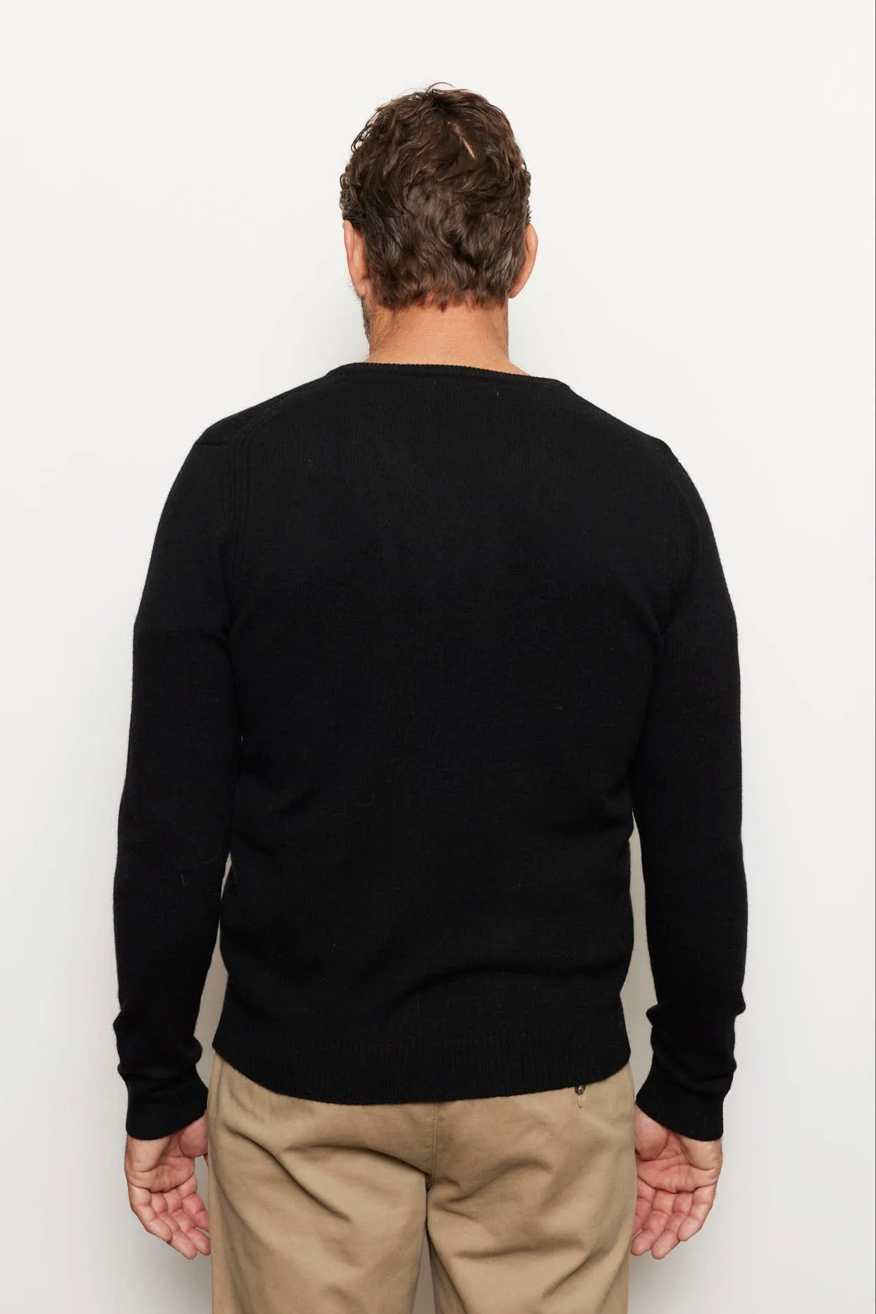 Alex Cashmere Sweater in Black