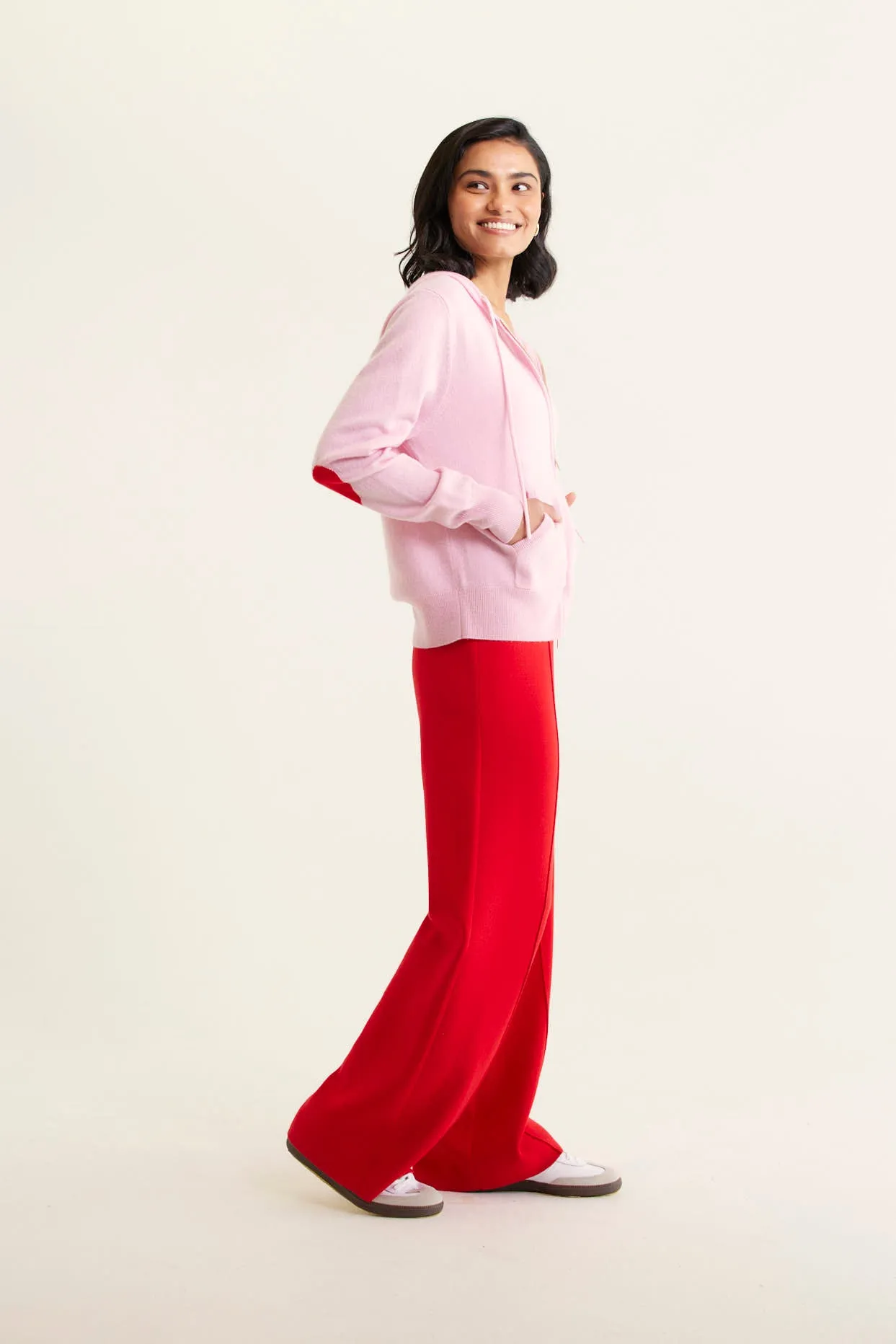 Amber Cashmere Hoodie In Blossom