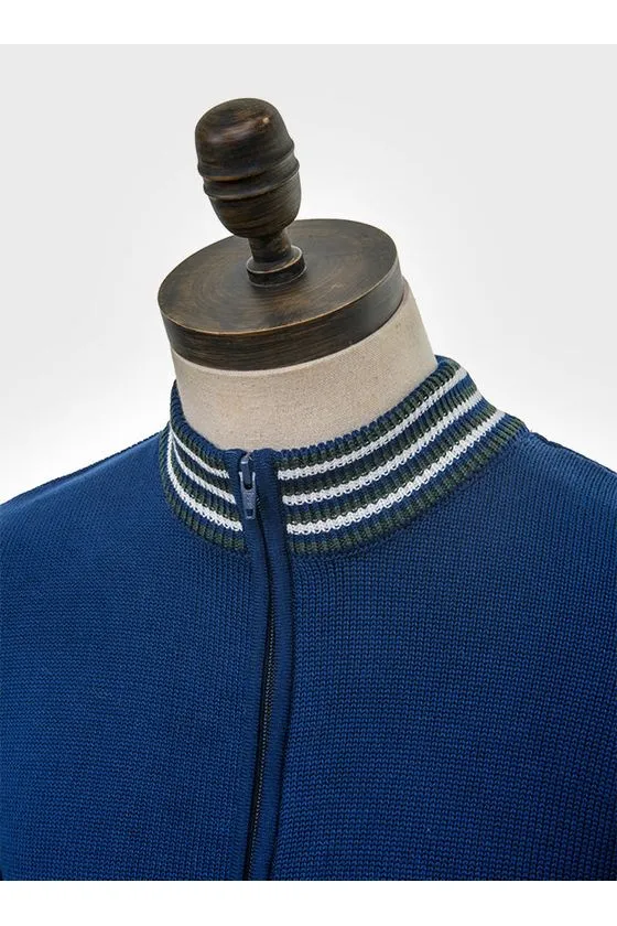 Art Gallery Clothing - Roe Knitted Navy Blue - Cardigan