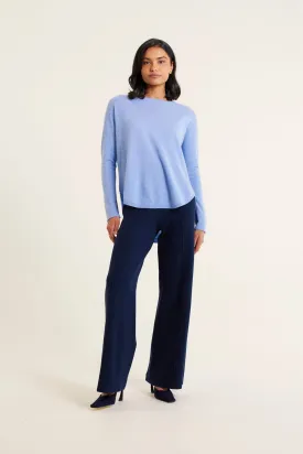 Baby Belle Cashmere Sweater in Azure