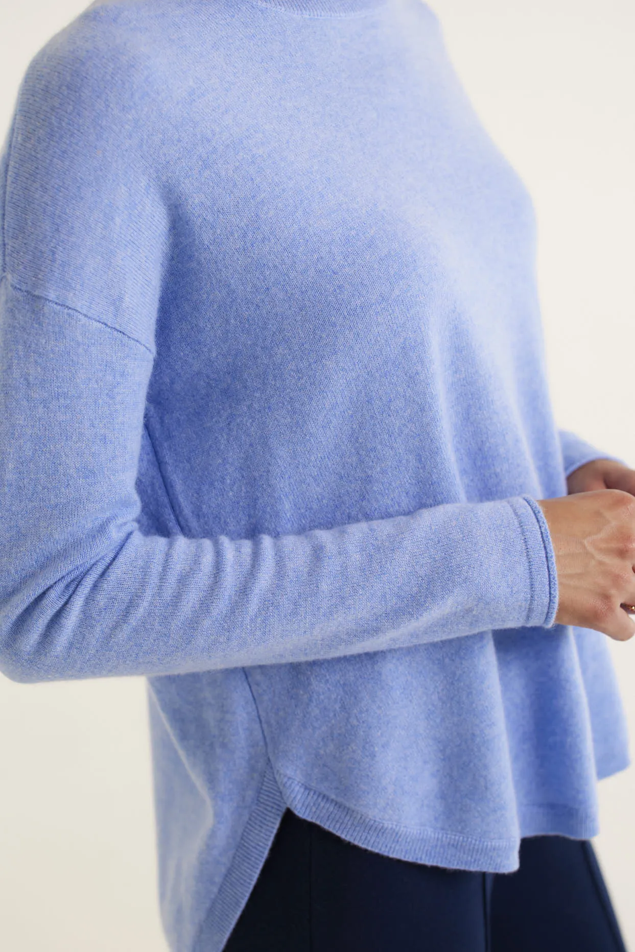 Baby Belle Cashmere Sweater in Azure