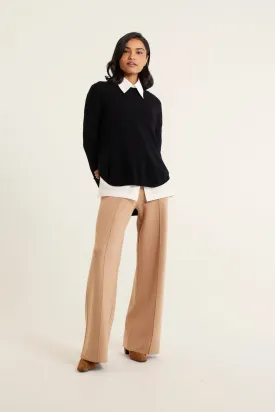 Baby Belle Cashmere Sweater in Black
