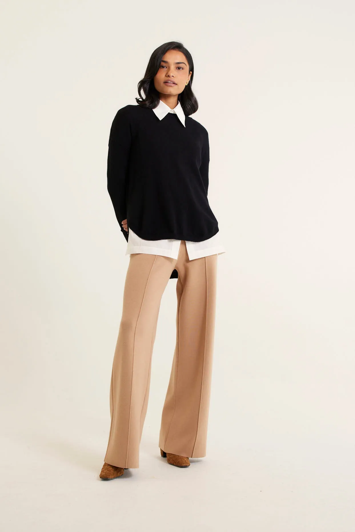 Baby Belle Cashmere Sweater in Black