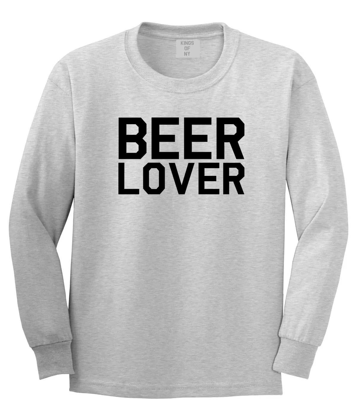 Beer Lover Drinking Mens Long Sleeve T-Shirt