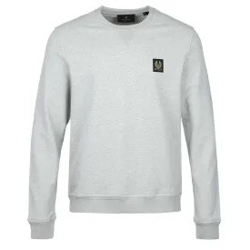 Belstaff Classic Sweat Top in Old Silver Heather