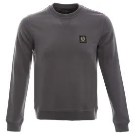 Belstaff Crew Neck Sweatshirt in Granite Grey