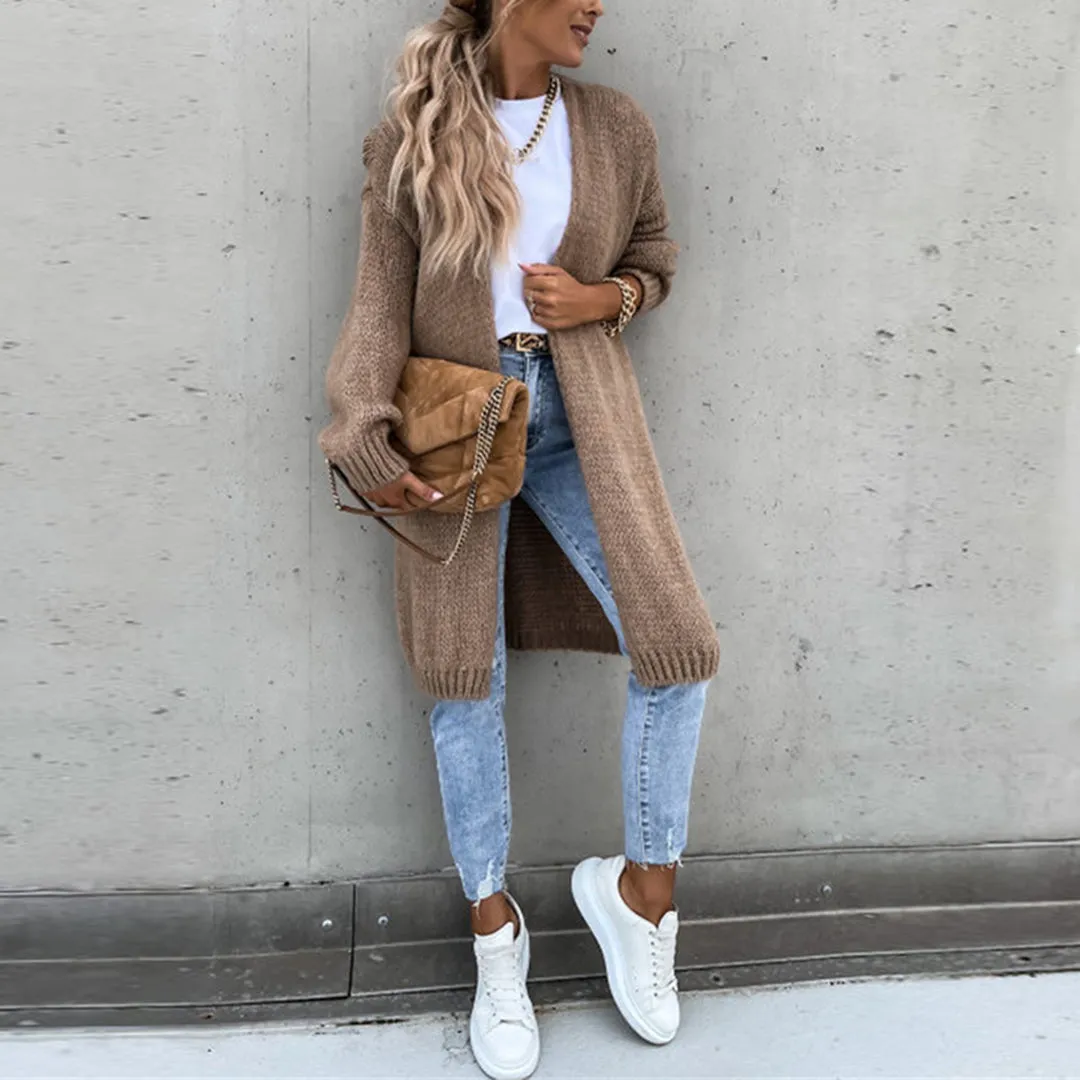 Camile - Classic Long Cardigan