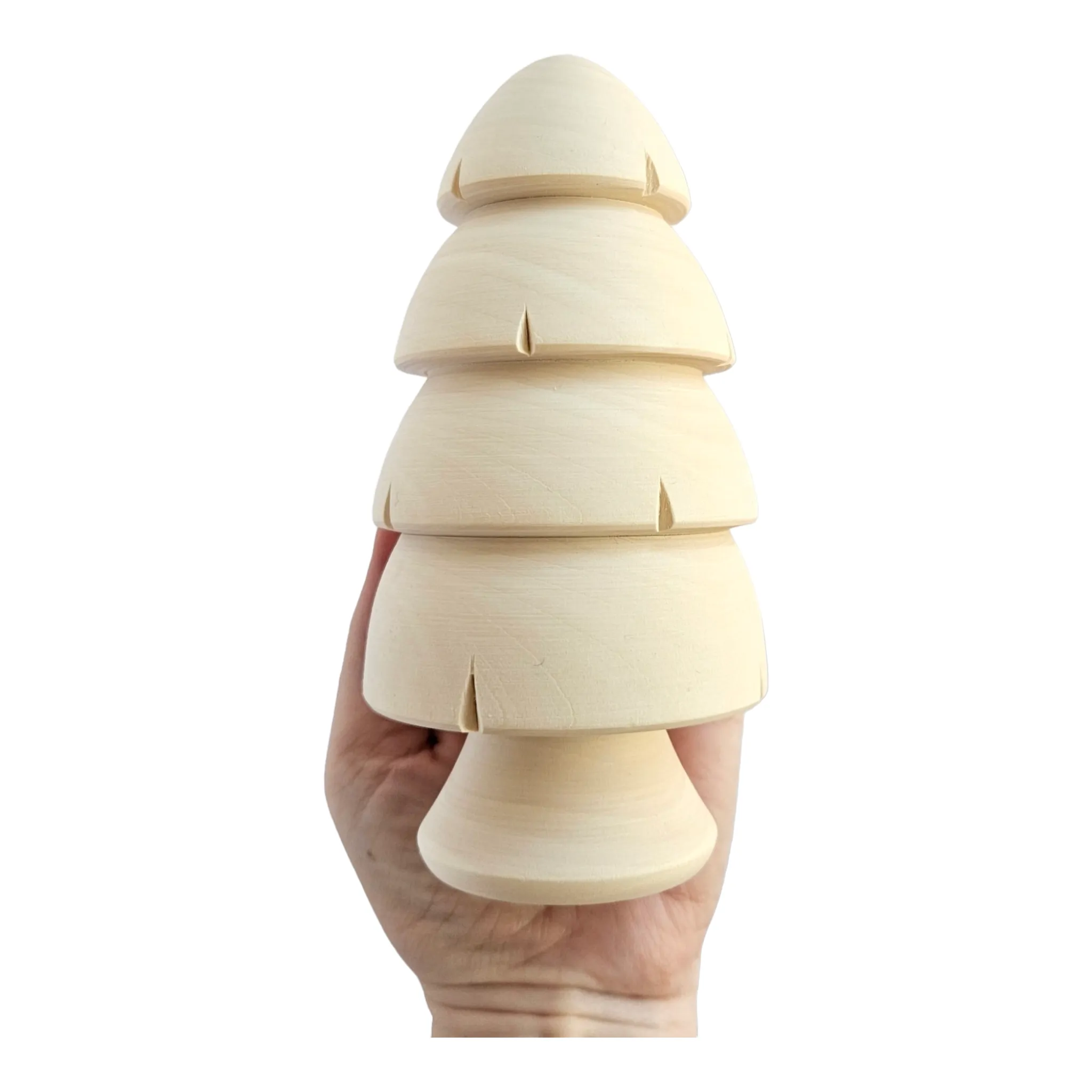 Carved Snowcap Tree (Large)
