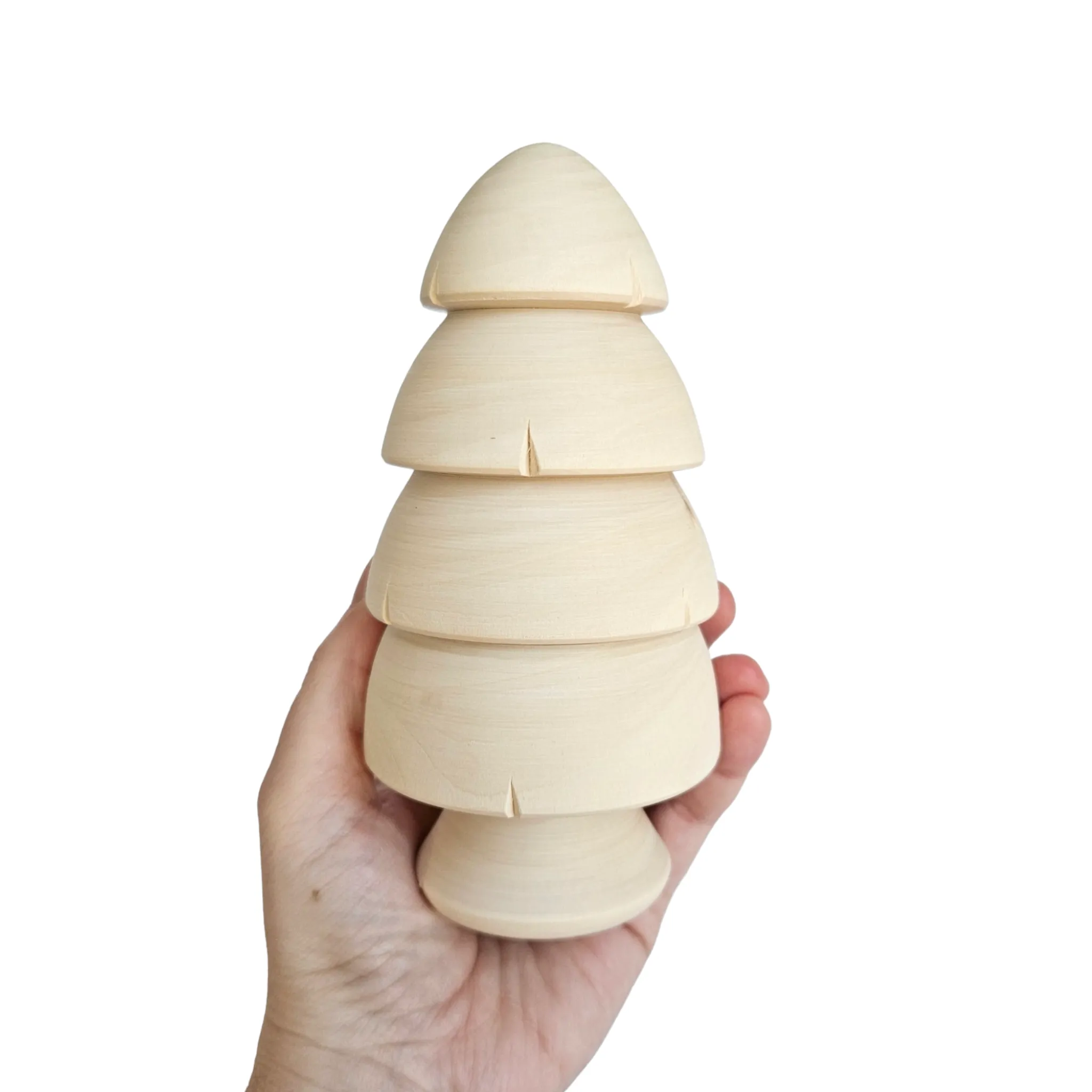 Carved Snowcap Tree (Large)