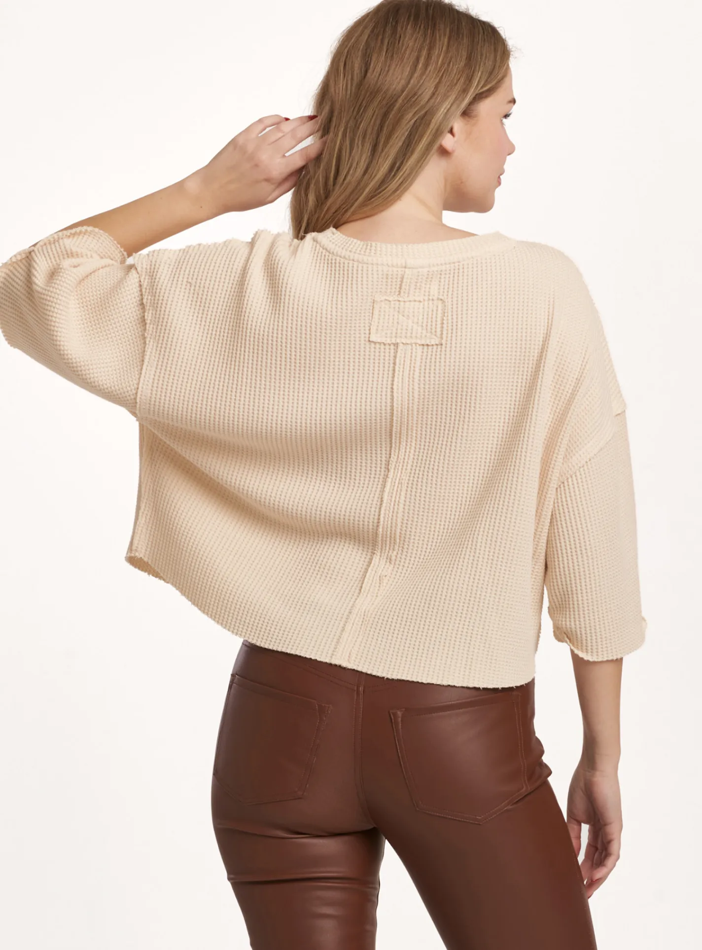 Dear John Amira Crew Neck Oversized Top