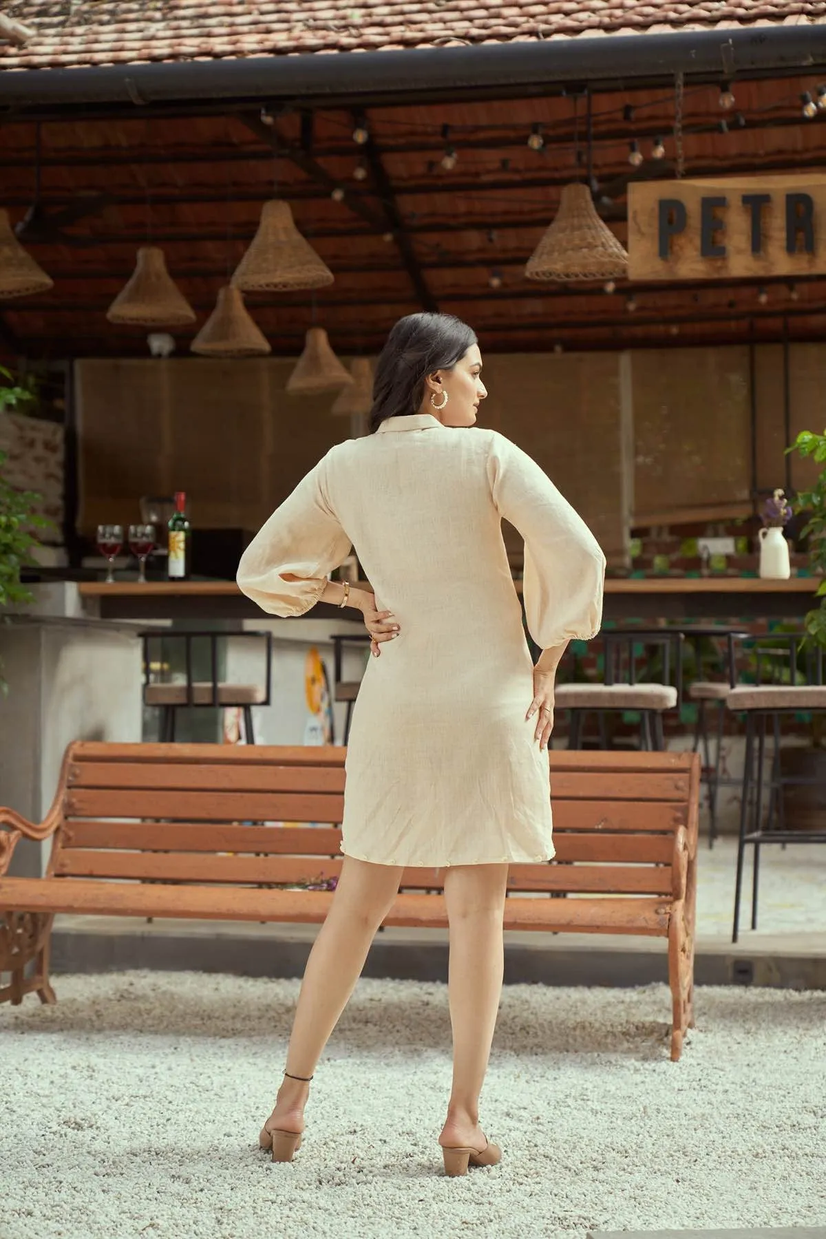 Dreamy Short Hem and Linen Dress