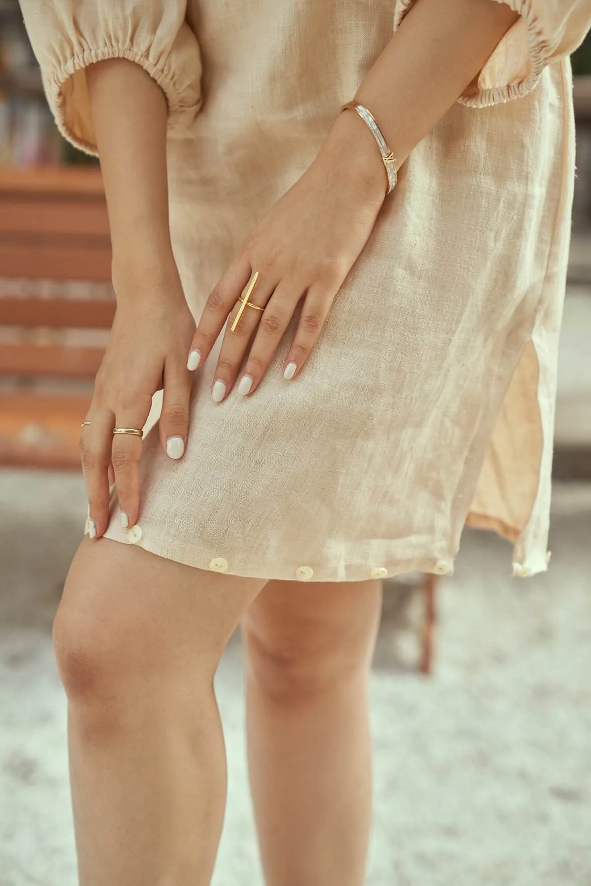 Dreamy Short Hem and Linen Dress
