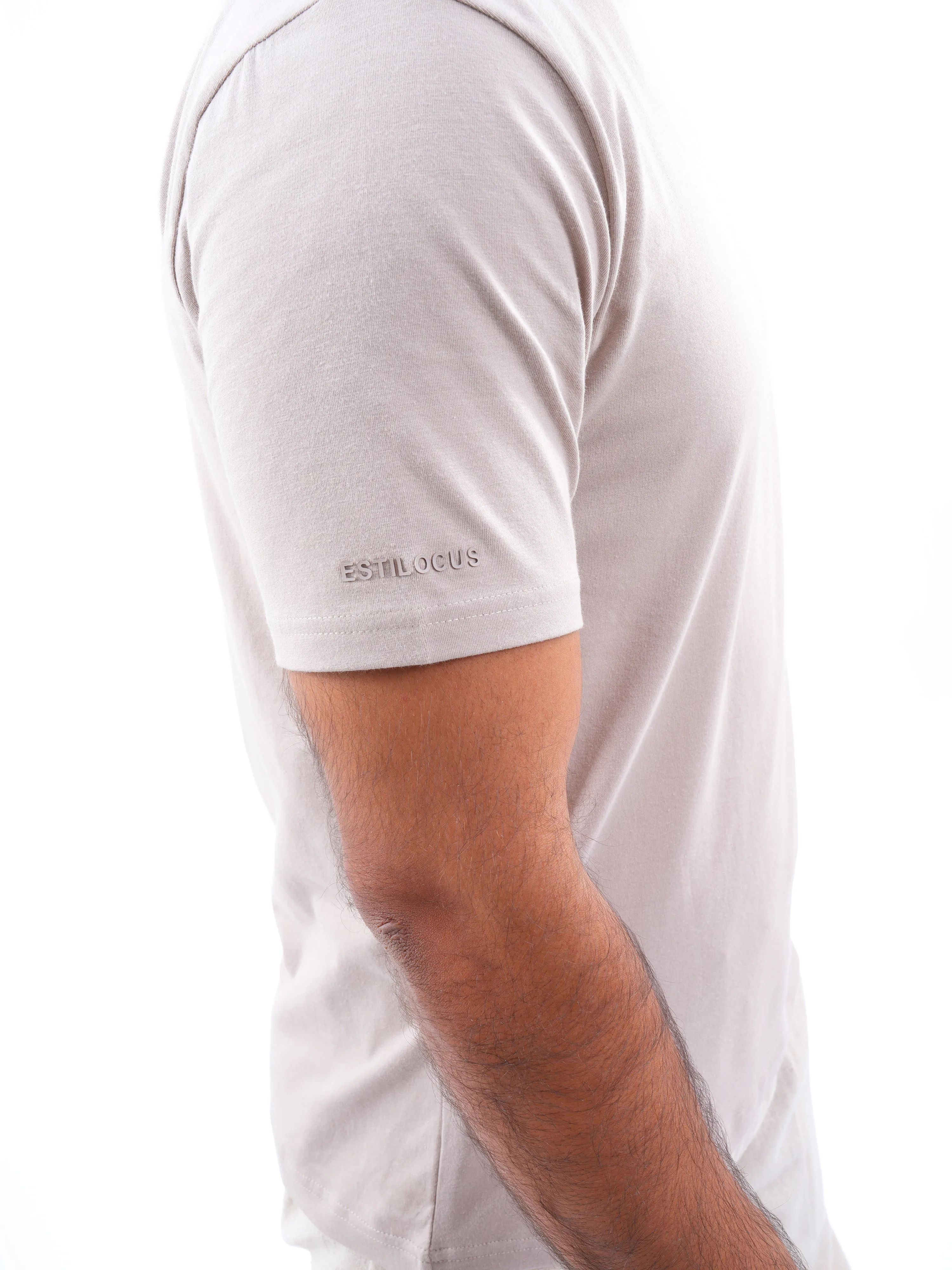 Dune Classic Khakhi Solid T-Shirt