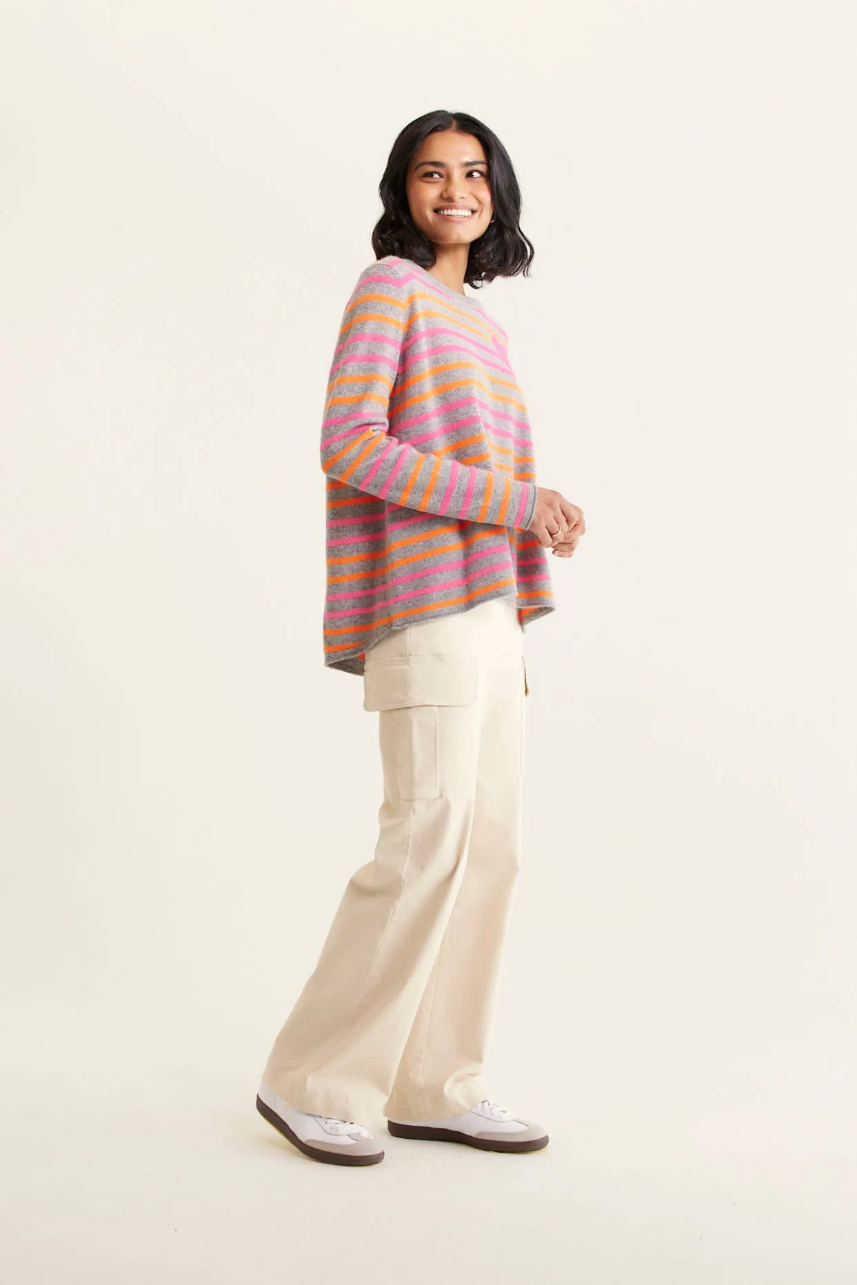 Ellis Cashmere Sweater In Confetti