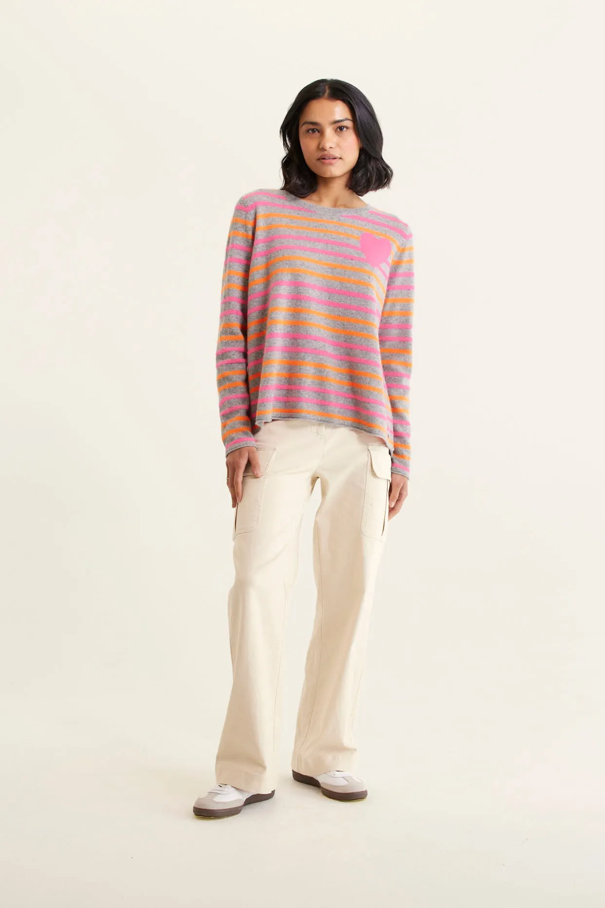 Ellis Cashmere Sweater In Confetti