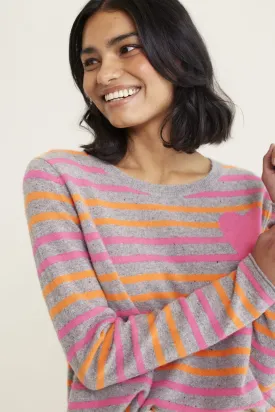 Ellis Cashmere Sweater In Confetti