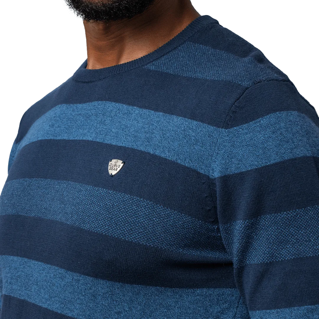 Flex Fine Gauge Knitwear Navy