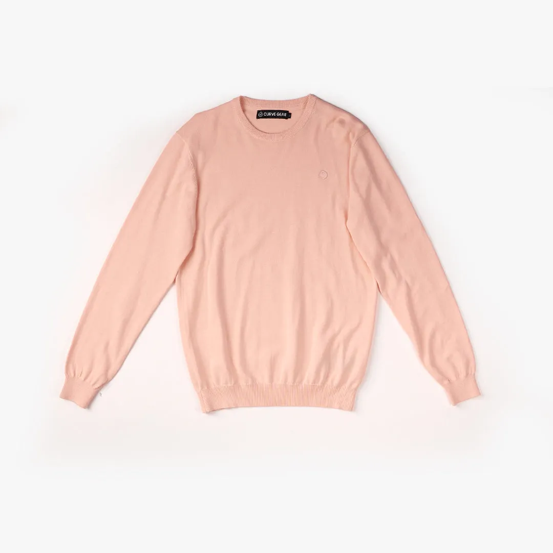 Flex Fine Gauge Knitwear Pink
