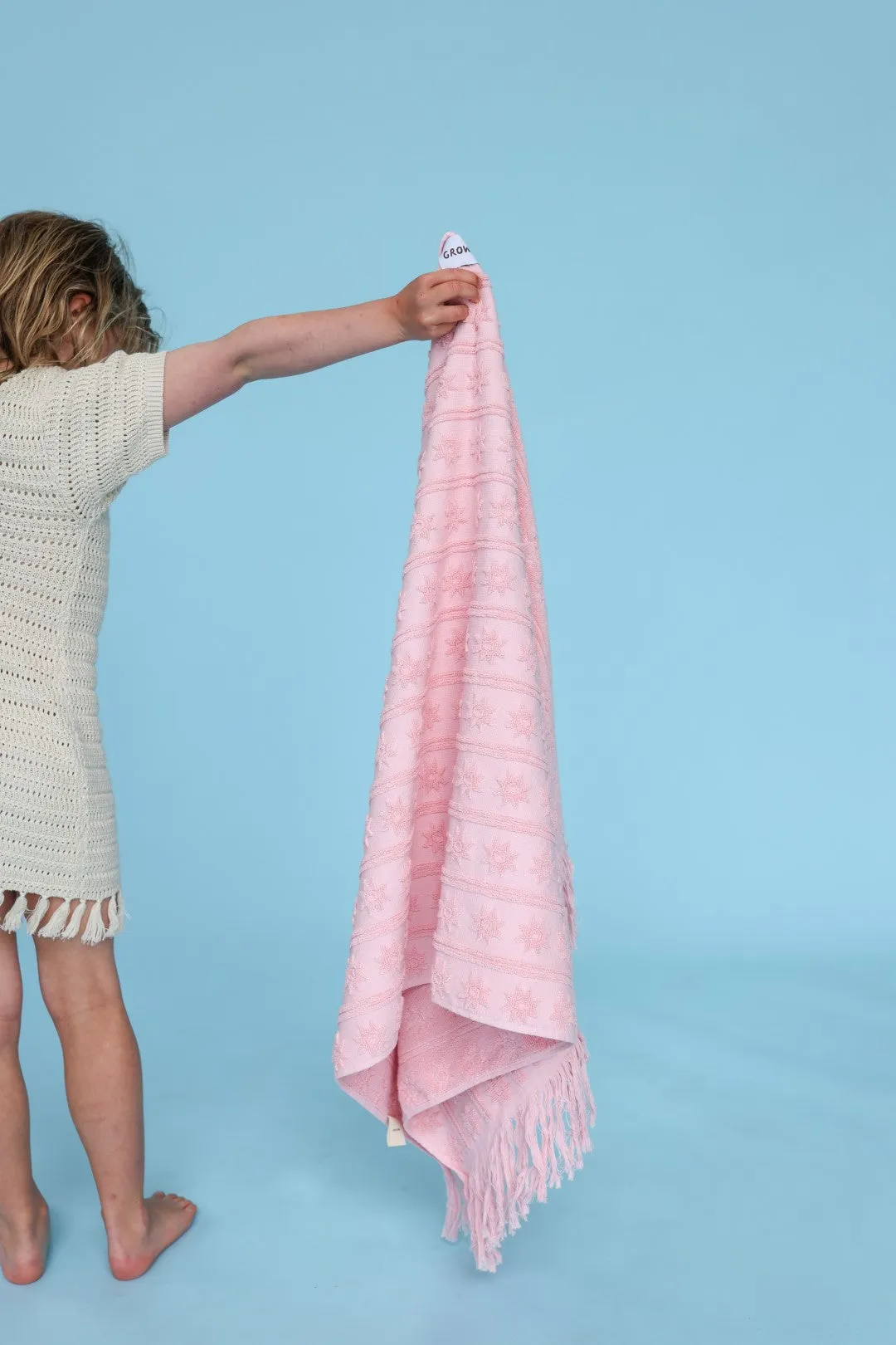 Grown Kids Terry Towel - Blossom