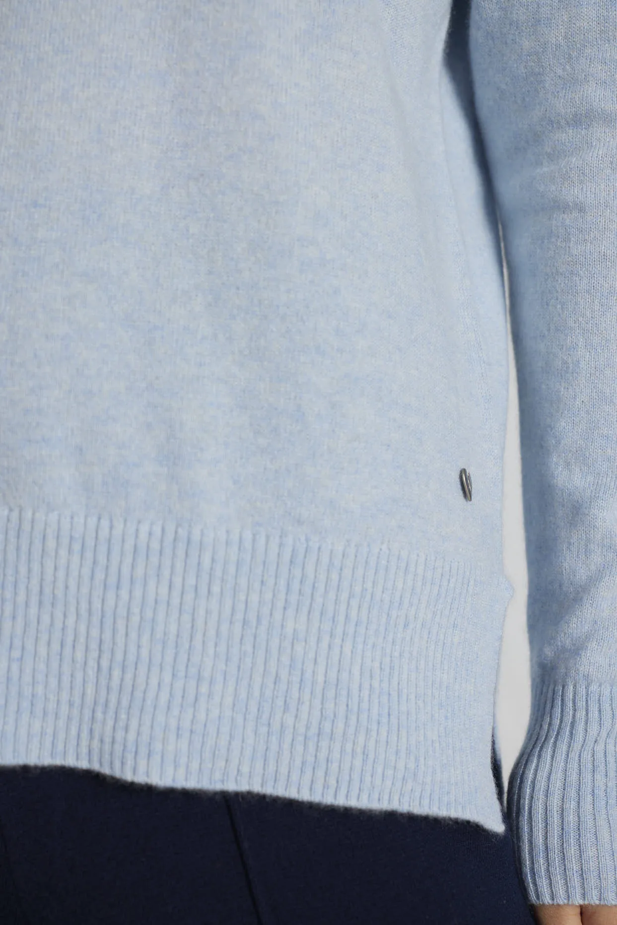 Iris Cashmere Sweater in Illusion Blue
