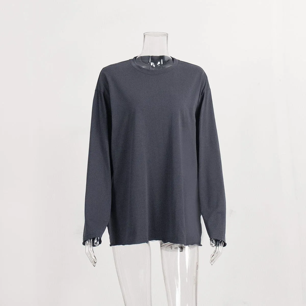 Ladies Solid Color Drop Shoulder T-Shirt TX0027
