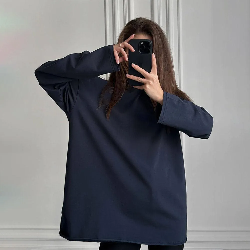Ladies Solid Color Drop Shoulder T-Shirt TX0027