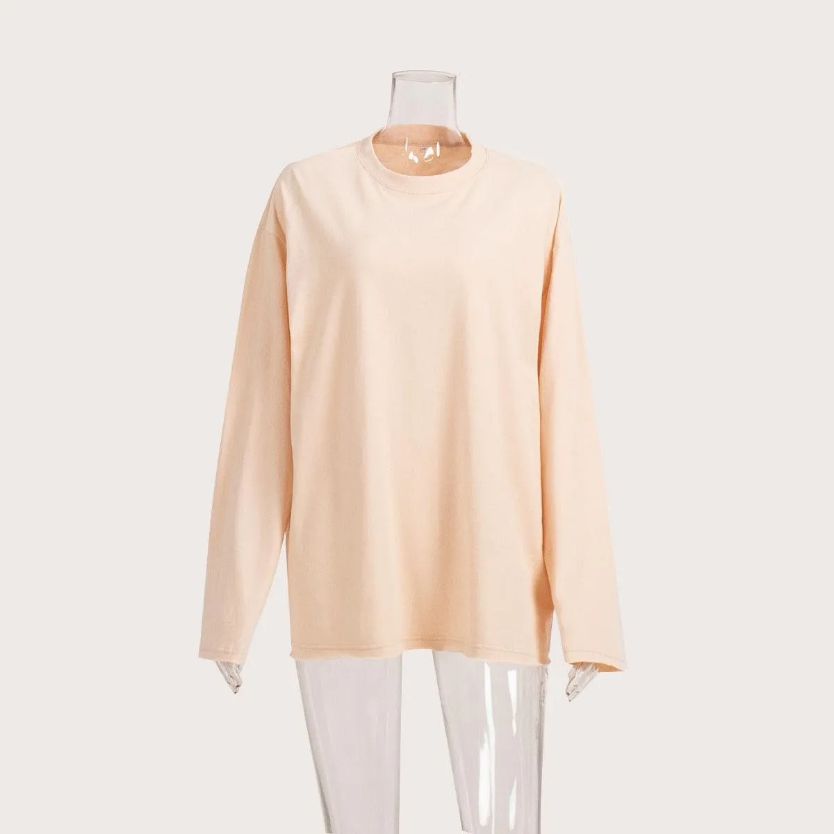 Ladies Solid Color Drop Shoulder T-Shirt TX0027