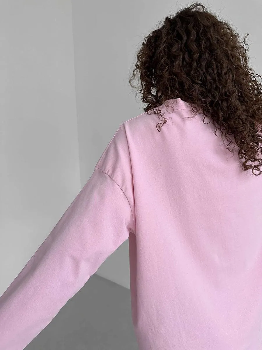 Ladies Solid Color Drop Shoulder T-Shirt TX0027