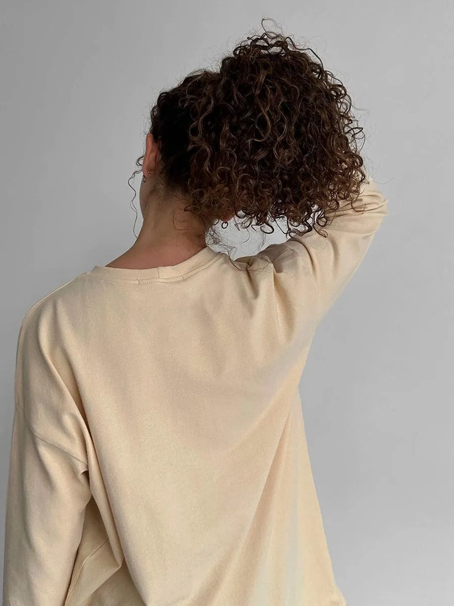 Ladies Solid Color Drop Shoulder T-Shirt TX0027