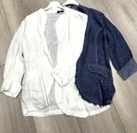 Linen Blazer Patch on Elbow