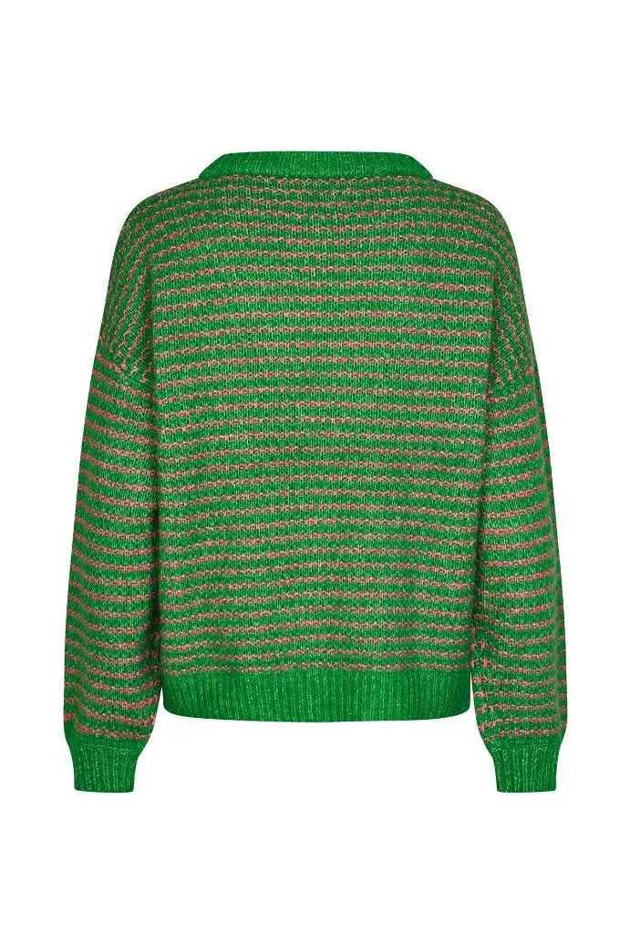 LOLLYS LAUNDRY - Terry Knit Jumper - Green