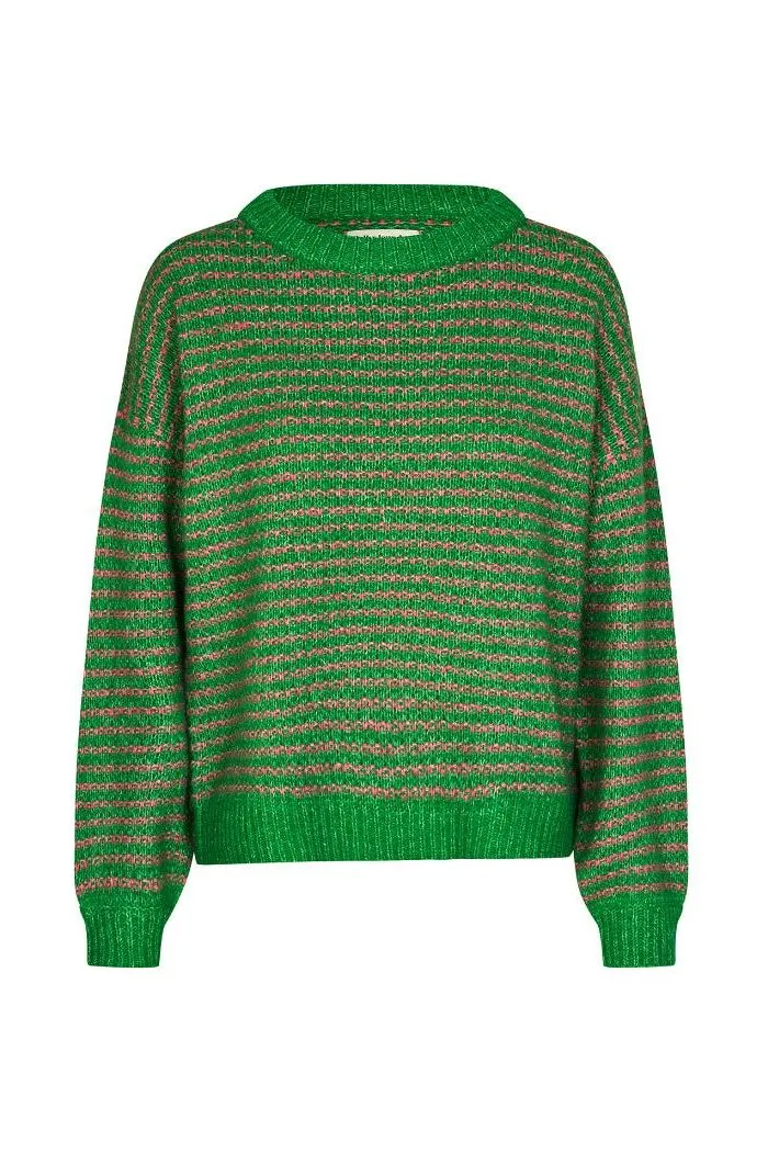 LOLLYS LAUNDRY - Terry Knit Jumper - Green
