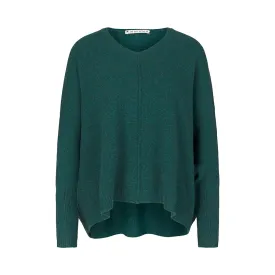 Mansted - Zorro Yak Wool Over Size Jumper Cold Green