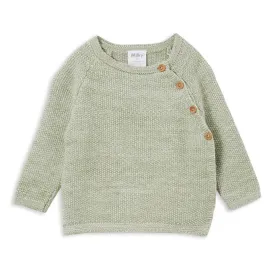 Milky Knit Cardigan - Olive