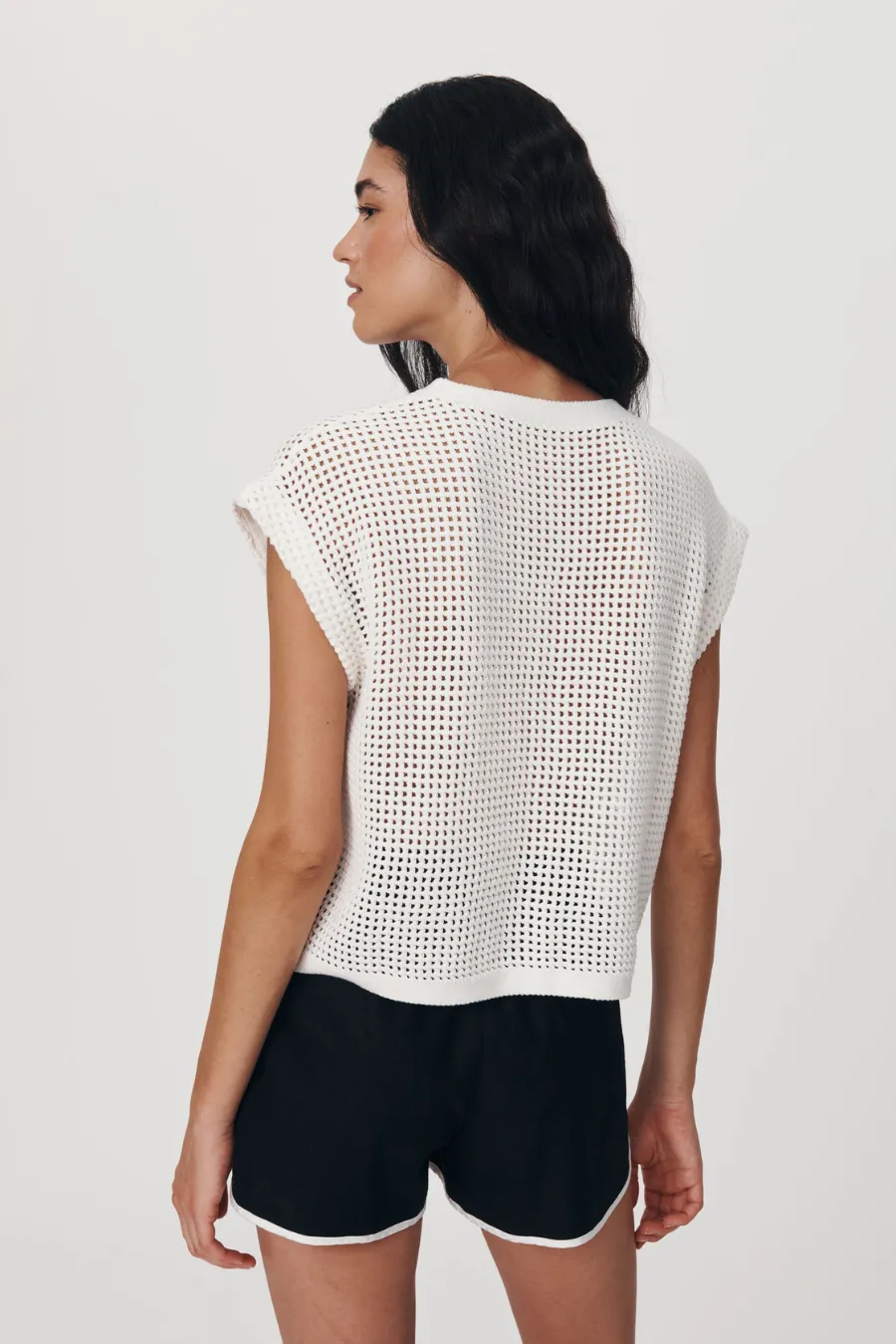 Mimi Knit Top Bone