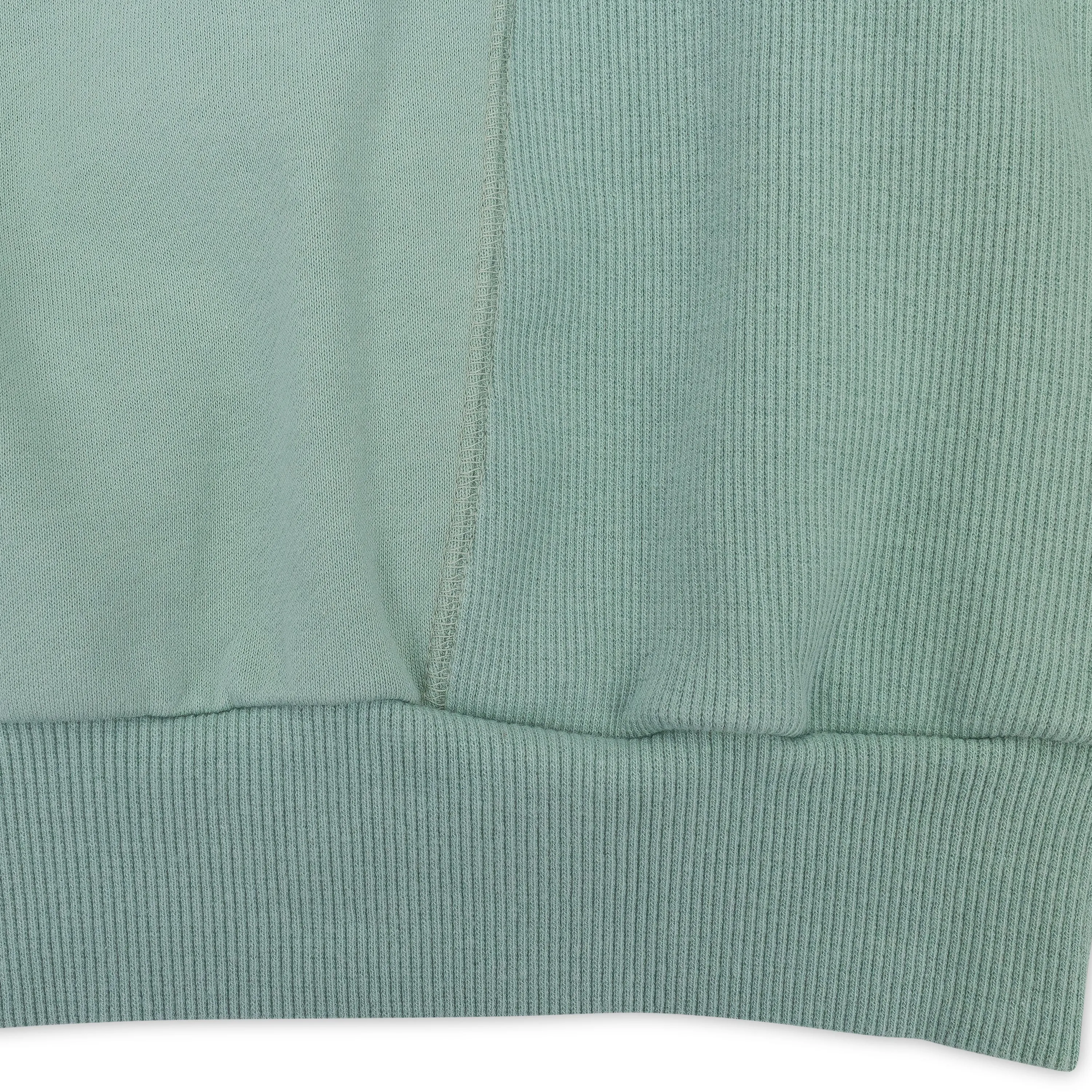 MINT GRAPHIC PRINT WITH EMBROIDERY PULLOVER SWEATER