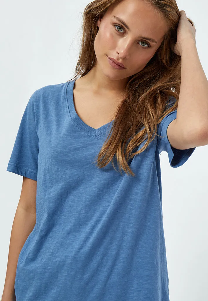 MSLeti T-Shirt - Denim Blue