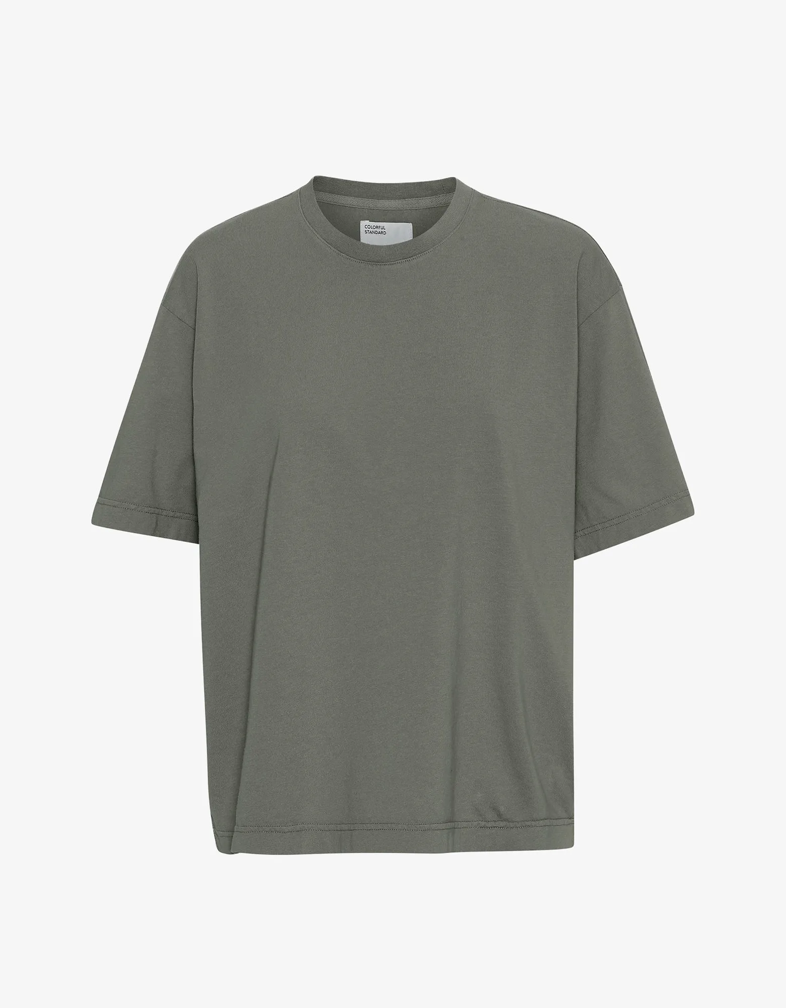 Oversized Organic T-Shirt - Dusty Olive