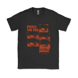 Pierce The Veil / Red Eye Roll Black T-Shirt