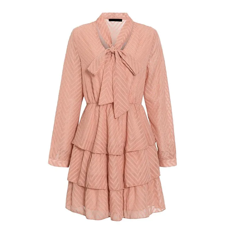 Pink ruffle Dress