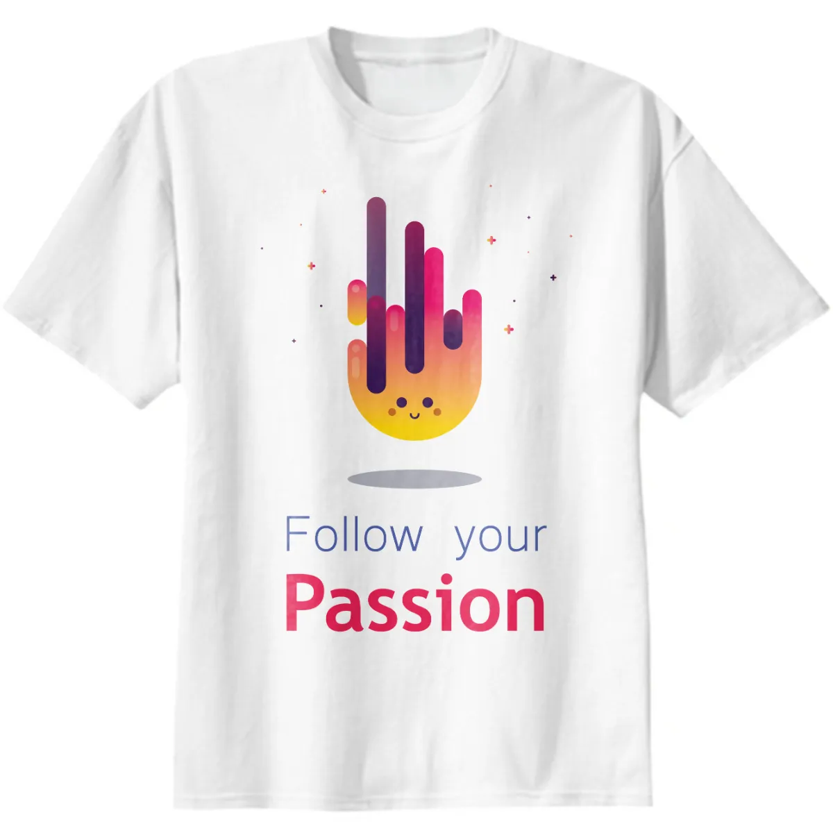 "Follow Your Passion" Cute Fire Inspirational