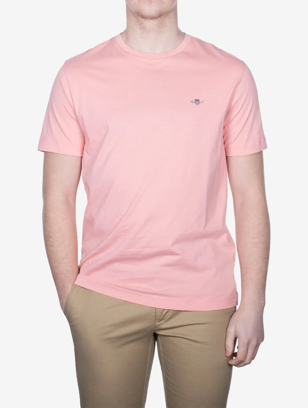 Regular Shield Short Sleeve T-Shirt Bubblegum Pink