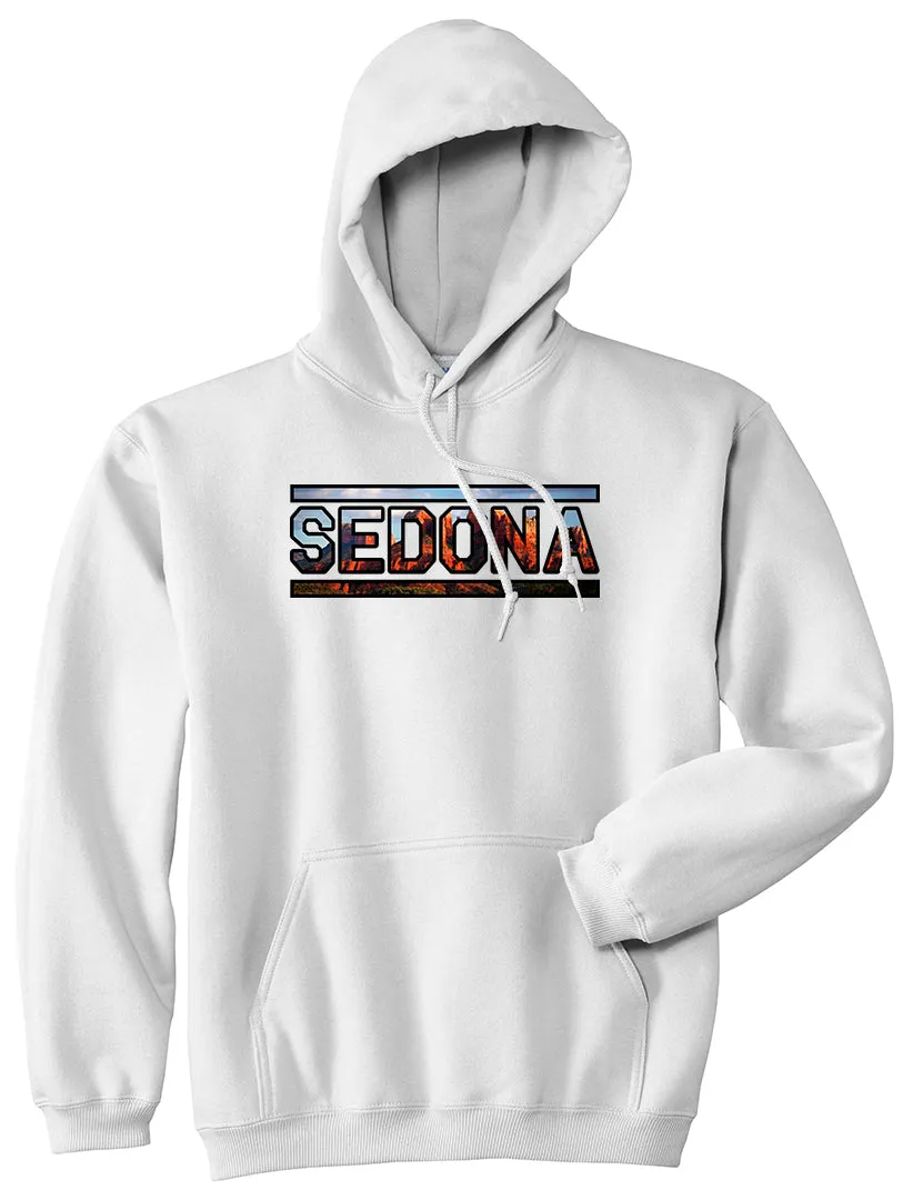Sedona Red Rock Mountains Mens Pullover Hoodie
